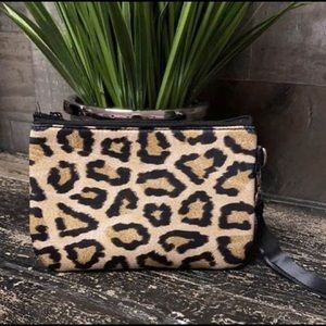 Cheetah print zip small wallet brand new